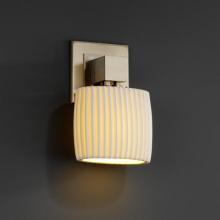 Justice Design Group POR-8707-30-PLET-CROM - Aero ADA 1-Light Wall Sconce (No Arms)