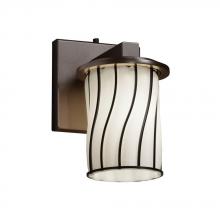 Justice Design Group WGL-8771-10-GRCB-NCKL - Dakota 1-Light Wall Sconce