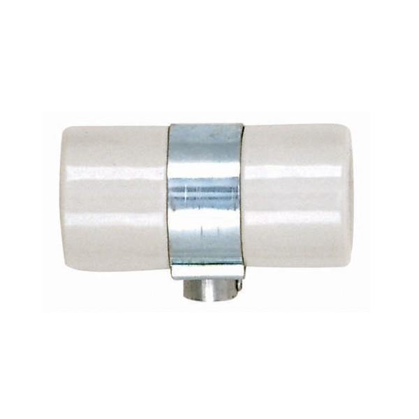 Twin Porcelain Socket With Flange Bushing Cap; 1/8 IPS Bushing; CSSNP Screw Shell; Glazed; 660W;