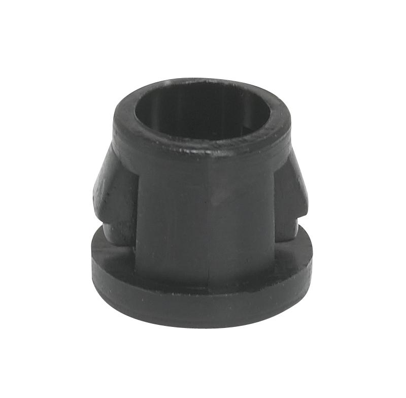 Nylon Snap-In Bushing; For 5/16" Hole; Black Finish