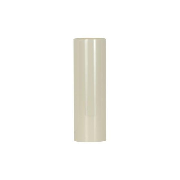 Plastic Candle Cover; Cream Plastic; 1-3/16" Inside Diameter; 1-1/4" Outside Diameter;