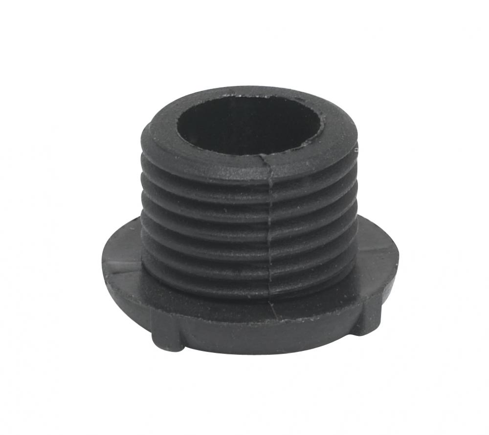 Plastic Bushing; 1/8 IP Male; Black Finish