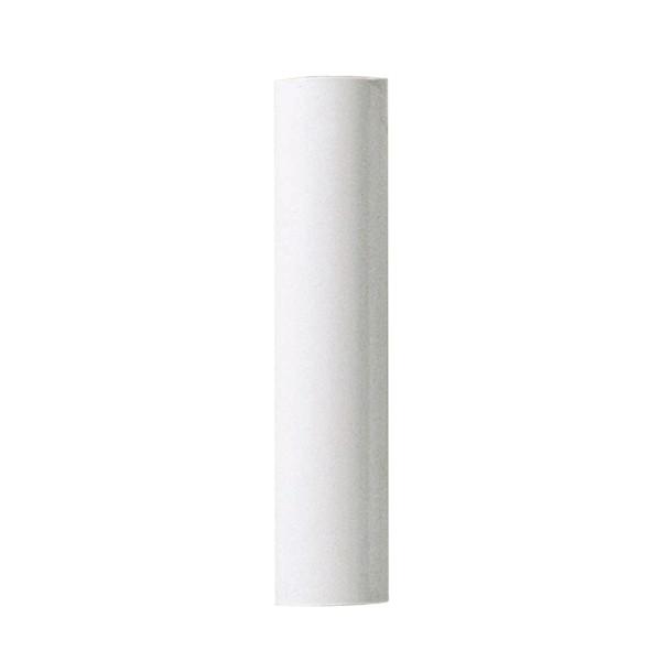 Plastic Candle Cover; White Plastic; 13/16" Inside Diameter; 7/8" Outside Diameter; 12"