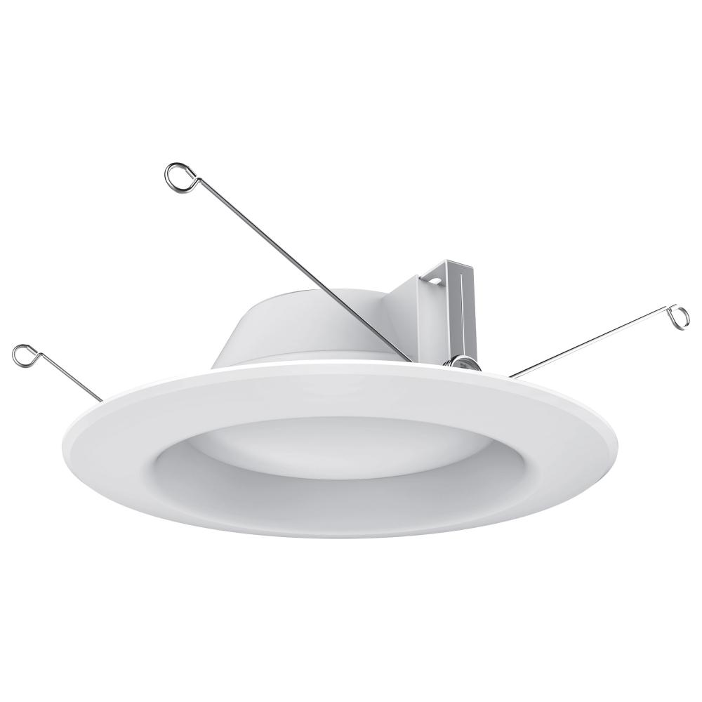 7.2 Watt LED Downlight Retrofit; 5-6 Inches; 5000K; 120 Volt; White Finish