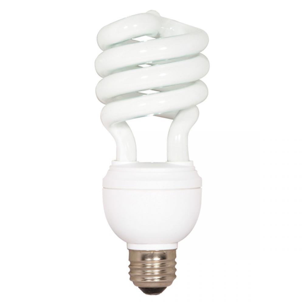 12 Watt/20 Watt/26 Watt; Spiral Compact Fluorescent; 5000K; 82 CRI; Medium base; 120 Volt