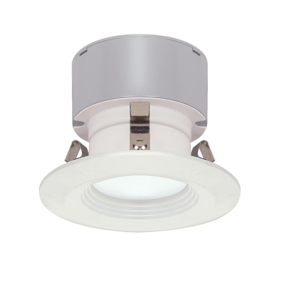 Discontinued - 7 watt LED Downlight Retrofit; 3" Baffle; 3000K; Miniature 2 Pin Round base; 12