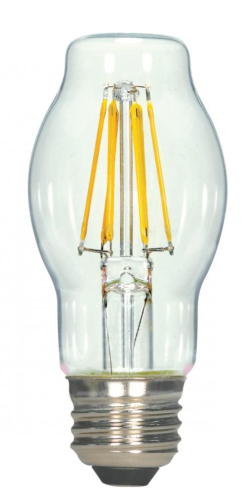 Discontinued - 6.5 Watt BT15 LED; Clear; Medium base; 2700K; 810 Lumens; 120 Volt