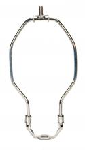 Satco Products Inc. 90/2013 - Light Duty Harp; Polished Nickel Finish; 7" Height; 1/8 IP Saddle; 1/4-27 Thread; 125 Carton