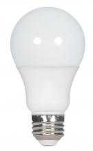 Satco Products Inc. S8557 - 5.5 Watt; A19 LED; Frosted; 2700K; Medium base; 120 Volt; 4-pack