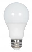 Satco Products Inc. S8562 - 10 Watt; A19 LED; Frosted; 4000K Medium base; 120 Volt; 4-Pack