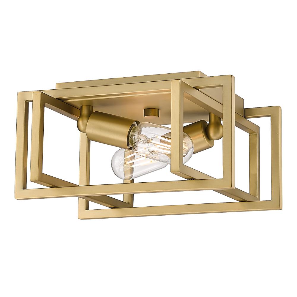 Tribeca Flush Mount in Brushed Champagne Bronze