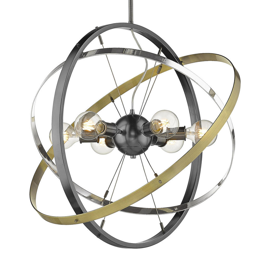 Atom 6 Light Chandelier