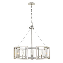 Golden 6068-5 PW - Marco 5 Light Chandelier