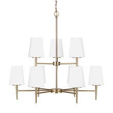 Generation Lighting 3140409-848 - Driscoll Nine Light Chandelier