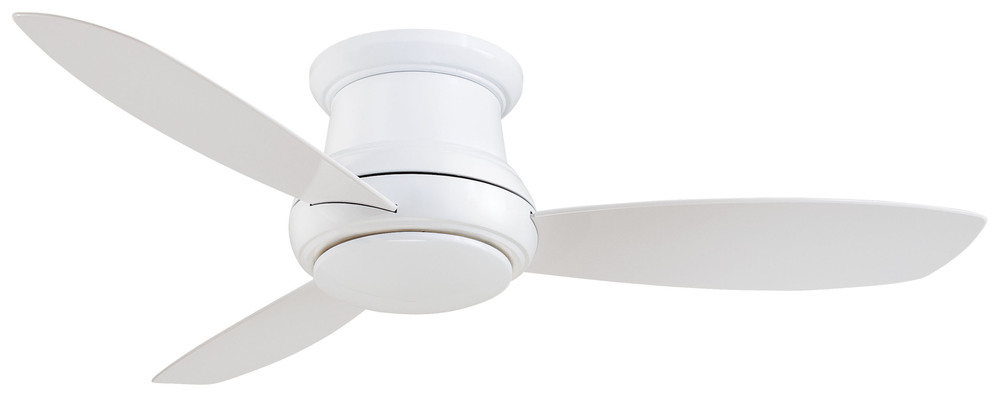 52" LED FLUSH MOUNT CEILING FAN