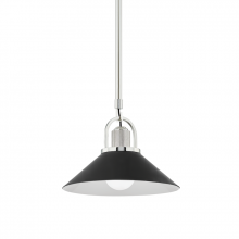  2613-PN/BK - 1 LIGHT SMALL PENDANT