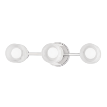 Hudson Valley 4203-PN - 3 LIGHT BATH BRACKET