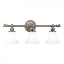 Hudson Valley 4503-SN - 3 LIGHT BATH BRACKET