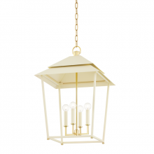 Hudson Valley 5127-AGB/SSD - 4 LIGHT LANTERN