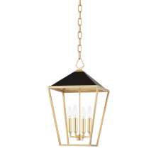 Hudson Valley 5713-GL/BK - 4 LIGHT SMALL PENDANT