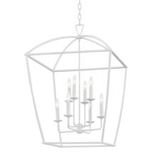 Hudson Valley 8324-WP - 8 LIGHT LARGE PENDANT