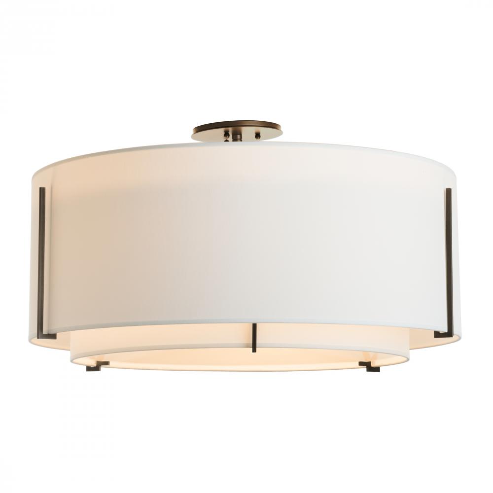 Exos Large Double Shade Semi-Flush