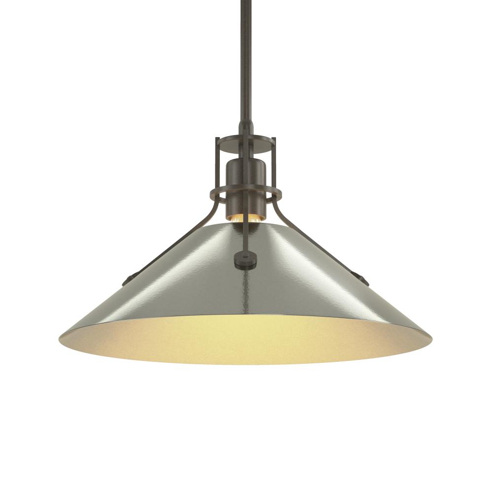 Henry Medium Steel Shade Pendant