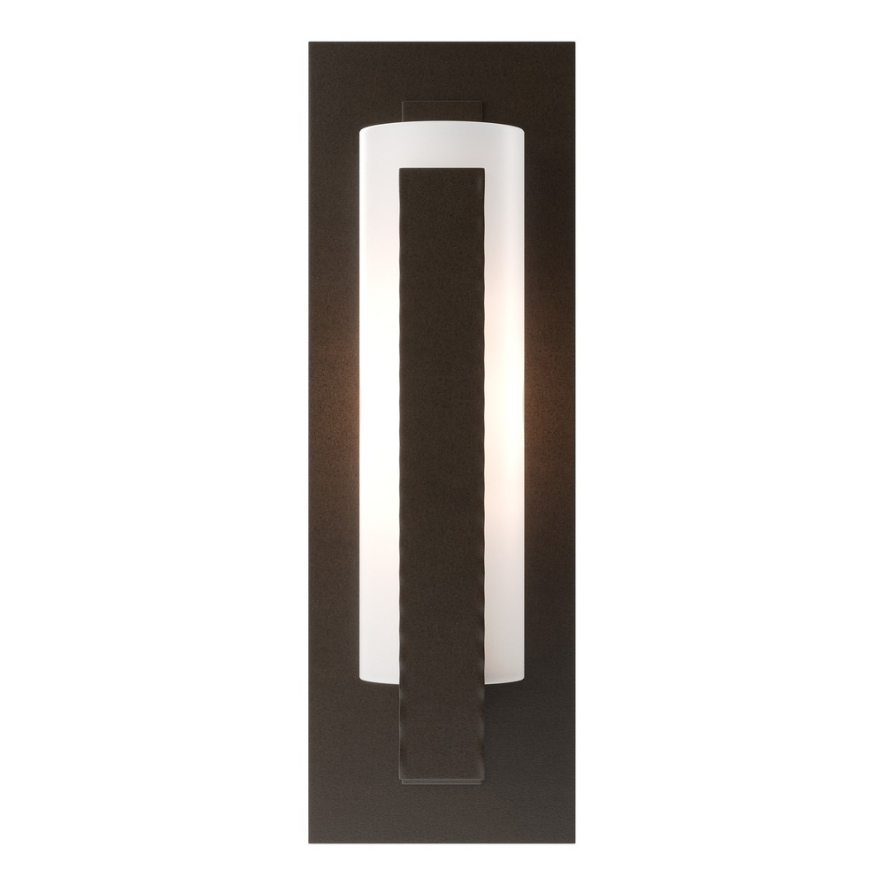 Forged Vertical Bar Sconce - Steel Backplate