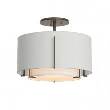 Hubbardton Forge 126501-SKT-20-SF1099-SJ1590 - Exos Small Double Shade Semi-Flush