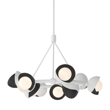 Hubbardton Forge 131068-SKT-MULT-02-10-GG0711 - Brooklyn 9-Light Double Shade Ring Pendant