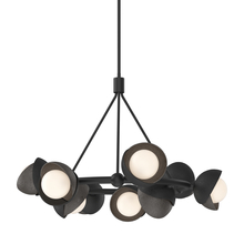 Hubbardton Forge 131068-SKT-MULT-10-14-GG0711 - Brooklyn 9-Light Double Shade Ring Pendant