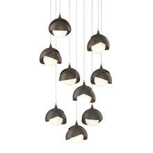 Hubbardton Forge 131105-SKT-LONG-07-05-GG0711 - Brooklyn 9-Light Double Shade Pendant