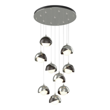 Hubbardton Forge 131105-SKT-STND-85-14-GG0711 - Brooklyn 9-Light Double Shade Pendant