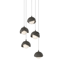  131125-SKT-LONG-07-07-GG0711 - Brooklyn 5-Light Double Shade Pendant