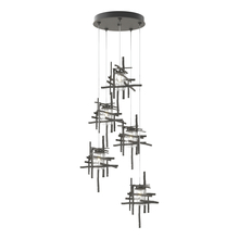 Hubbardton Forge 131126-SKT-STND-20-II0728 - Tura 5-Light Seeded Glass Pendant