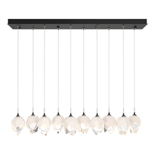 Hubbardton Forge 131143-SKT-STND-10-WP0754 - Chrysalis 10-Light Small Crystal Pendant