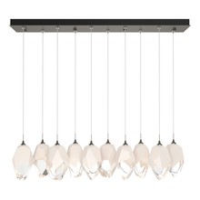 Hubbardton Forge 131144-SKT-LONG-07-WP0755 - Chrysalis 10-Light Large Crystal Pendant