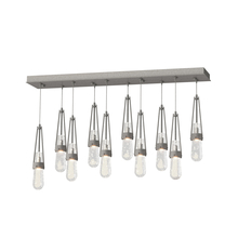  131200-SKT-STND-20-YG0434 - Link 10-Light Blown Glass Pendant