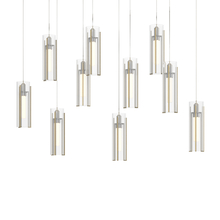  131204-SKT-LONG-86-ZM0065 - Exos Glass 10-Light Pendant