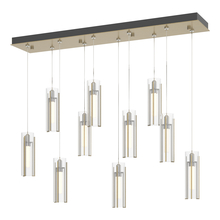 Hubbardton Forge 131204-SKT-STND-86-ZM0065 - Exos Glass 10-Light Pendant