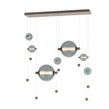 Hubbardton Forge 139054-LED-STND-05-YL0694 - Abacus 7-Light Double Linear LED Pendant