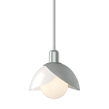 Hubbardton Forge 181184-SKT-MULT-82-BB0757 - Brooklyn Double Shade Art Glass Mini Pendant