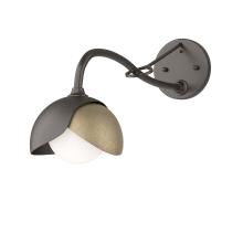 Hubbardton Forge 201377-SKT-14-84-GG0711 - Brooklyn 1-Light Double Shade Long-Arm Sconce