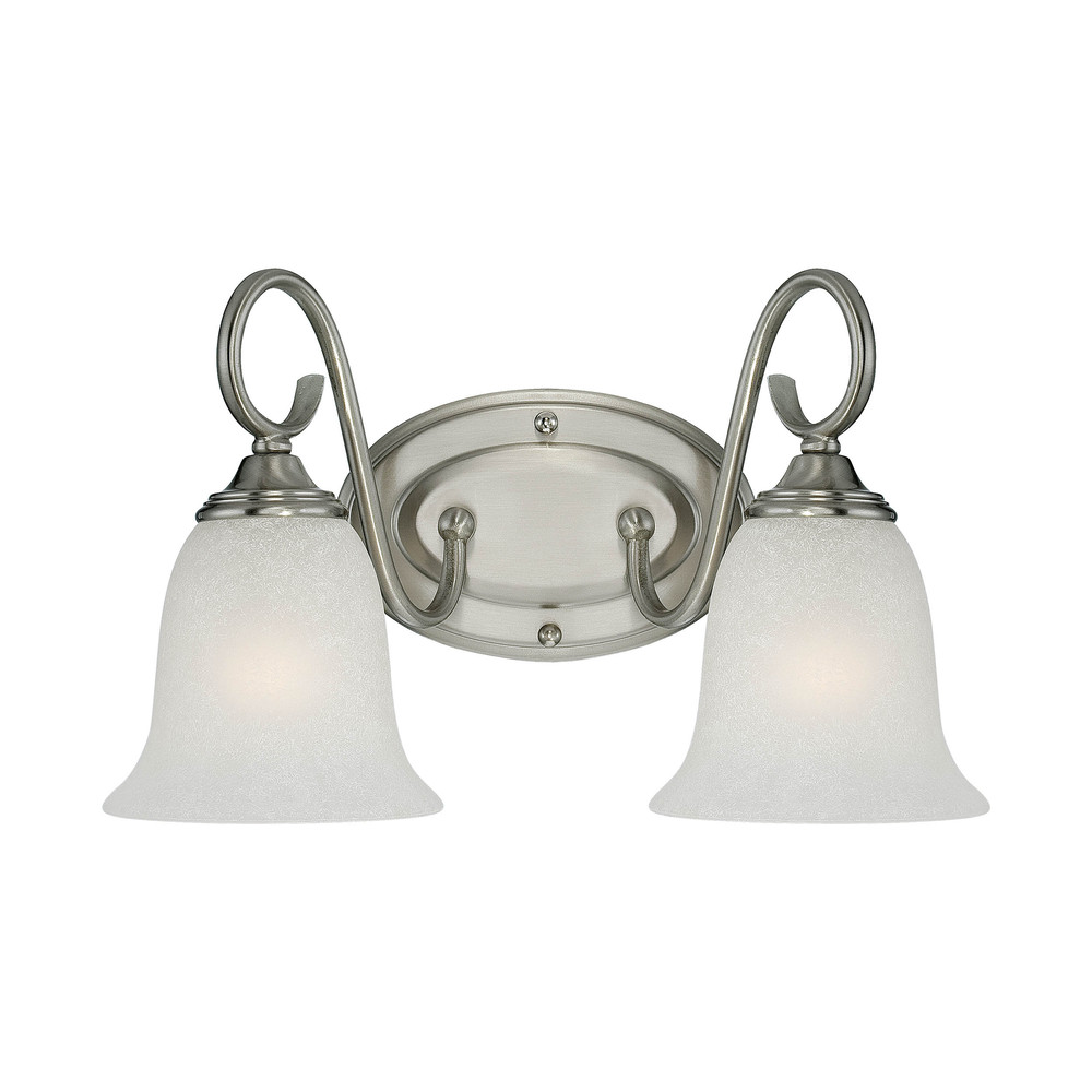 2-Light Vanity Satin Nickel