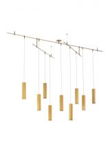 Visual Comfort & Co. Modern Collection 700BLKS9R-LED930S - Blok Small Chandelier