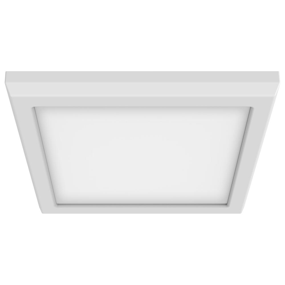 Blink Pro - 11 Watt; 7 Inch; LED Fixture; Square Shape; 4000K; White Finish; 120/277 Volts