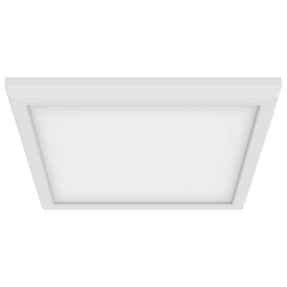 Blink Pro - 13 Watt; 9 Inch; LED Fixture; Square Shape; 4000K; White Finish; 120/277 Volts