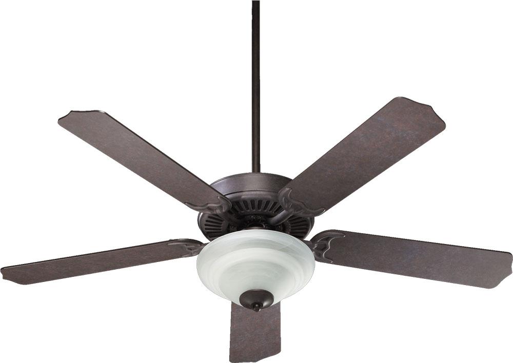 One Light Toasted Sienna Ceiling Fan