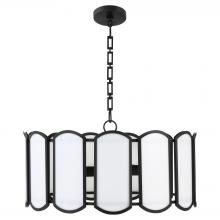  824-5-59 - Belleview 5 Light  Pendant, Matte Black