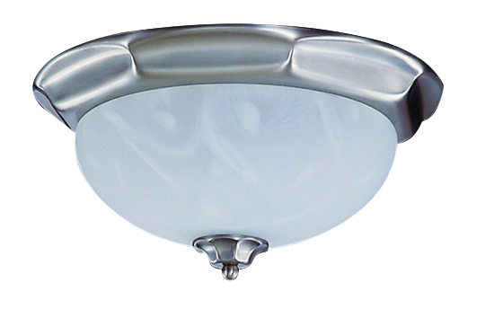 2-Light Siena Bronze Fin De Siecle Flush / Semi-Flush Mount